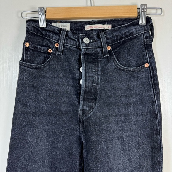 Levi’s Ribcage Straight Ankle Denim Jeans - Picture 7 of 9